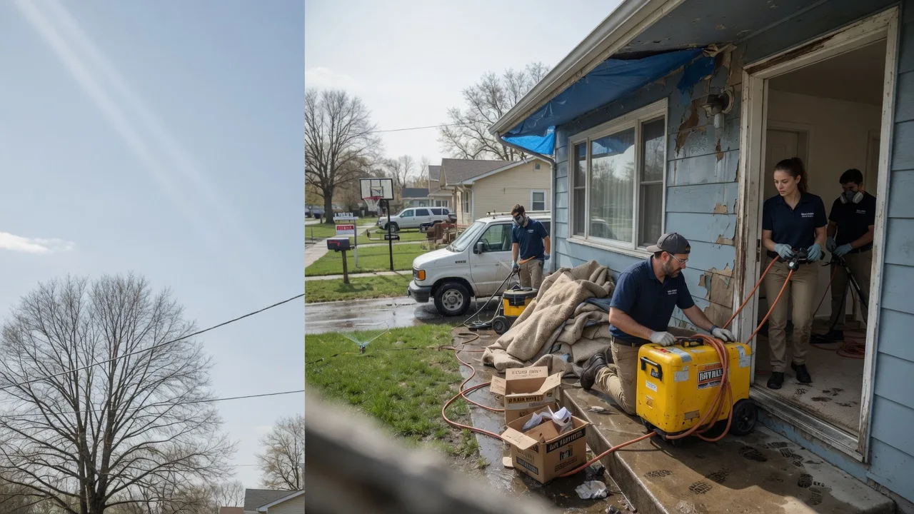 Basement Flood Cleanup in Wapello, IA near me